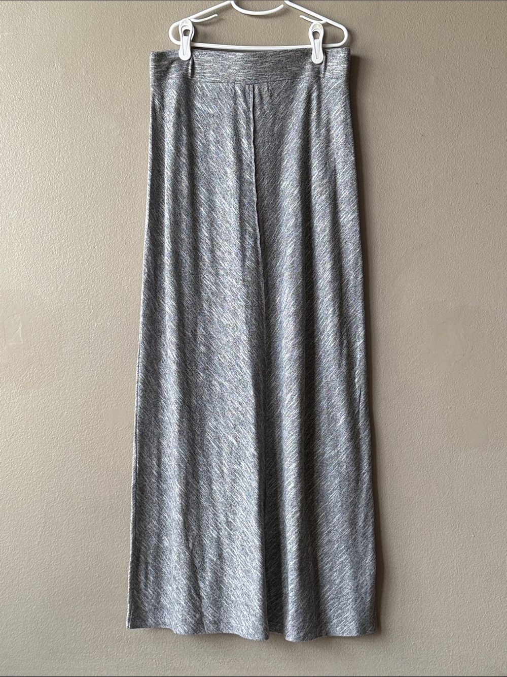 Stretch Heather Gray Maxi Skirt || LOFT